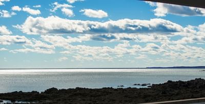 Stunning beach & blue sky