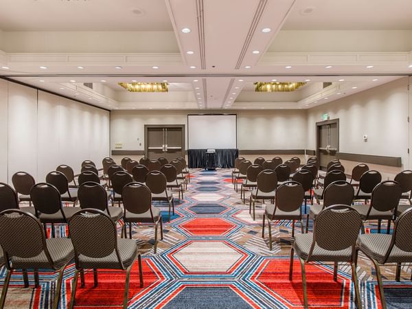 presentation in a meeting room