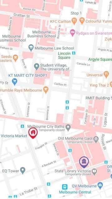 UniLodge Melbourne City Map