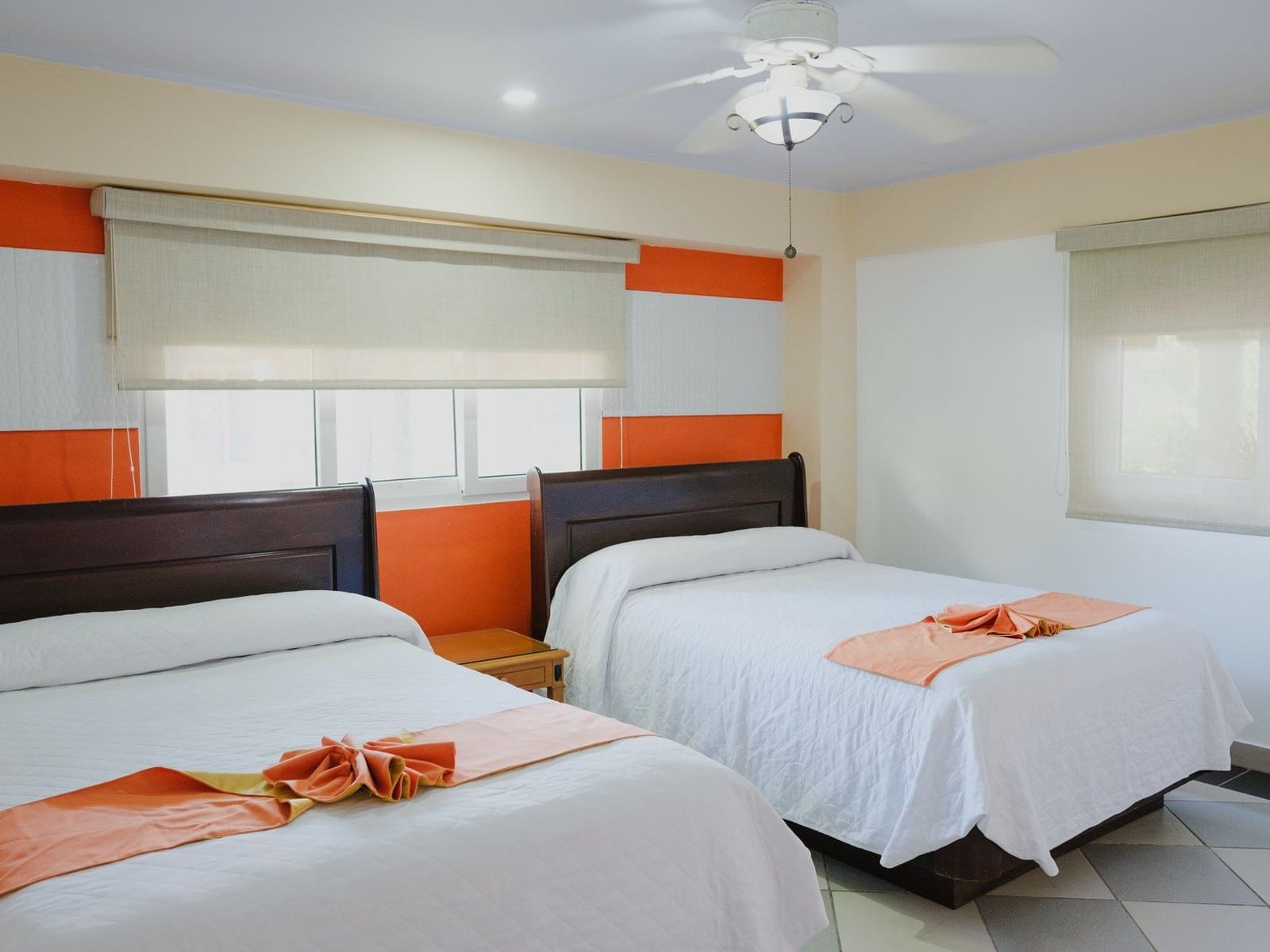 Oceanfront Jr Suite Two Queen Beds with Terrace interior at Las Olas Beach Resort, one of the best hotels in David Panama