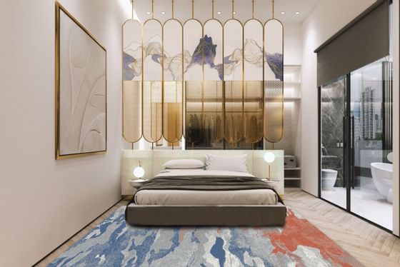 Modern Luxury Bedroom at One Farrer Hotel Villa 2