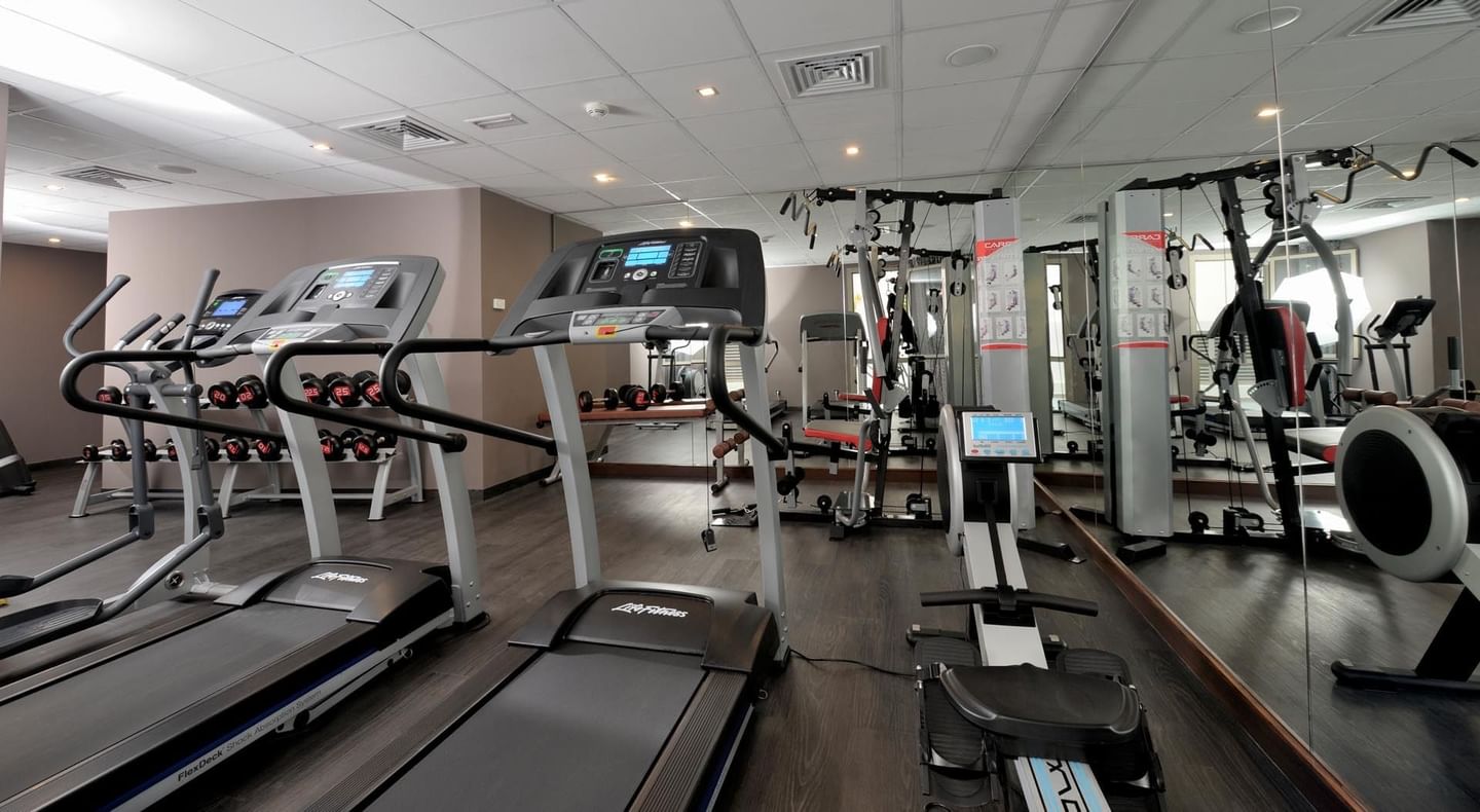 Gym at Kenzi Sidi Maarouf Hotel in Casablanca, Morocco