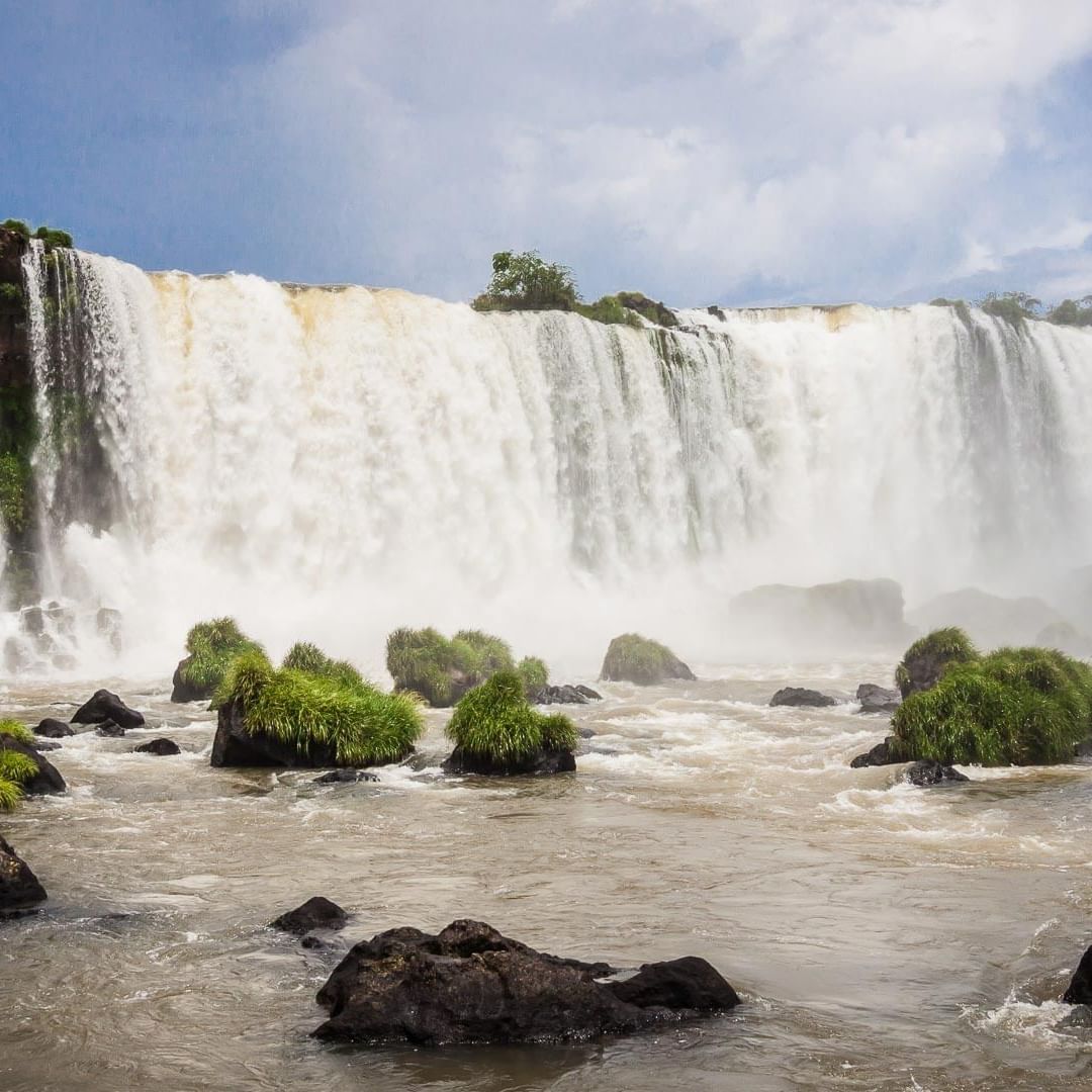 Waterfall in Iguazu national park near the DOT Hotels