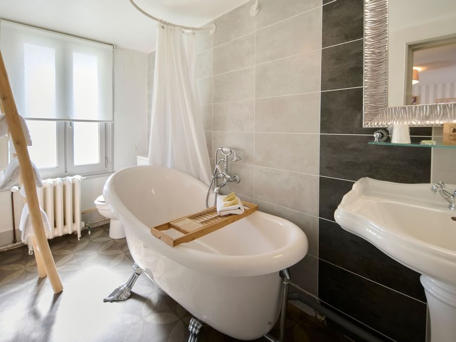 Luxury bathroom amenities at The Originals Hotels