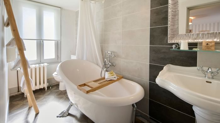 Luxury bathroom amenities at The Originals Hotels