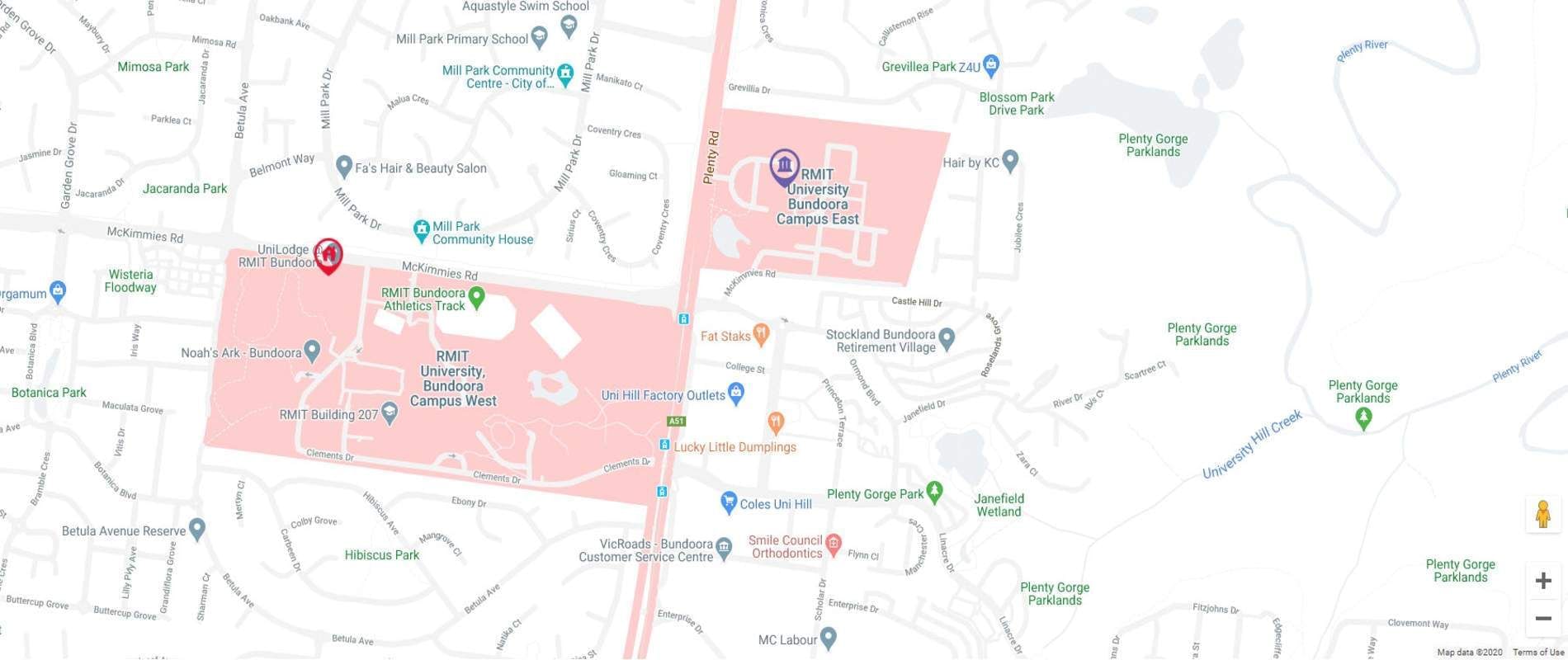 Rmit Bundoora Campus Map Unilodge @ Rmit Bundoora - Walert House Student Accom