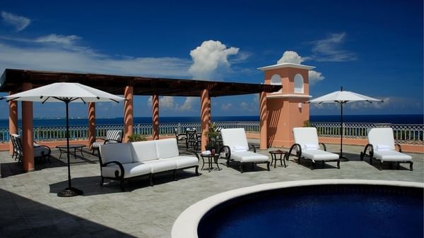 Pool in a 4 bedroom suite at Grand Fiesta Americana