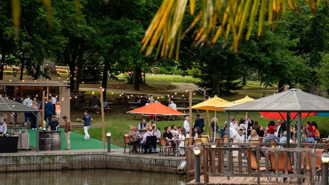 ForgesBeach, the summer beach at the Domaine de Forges