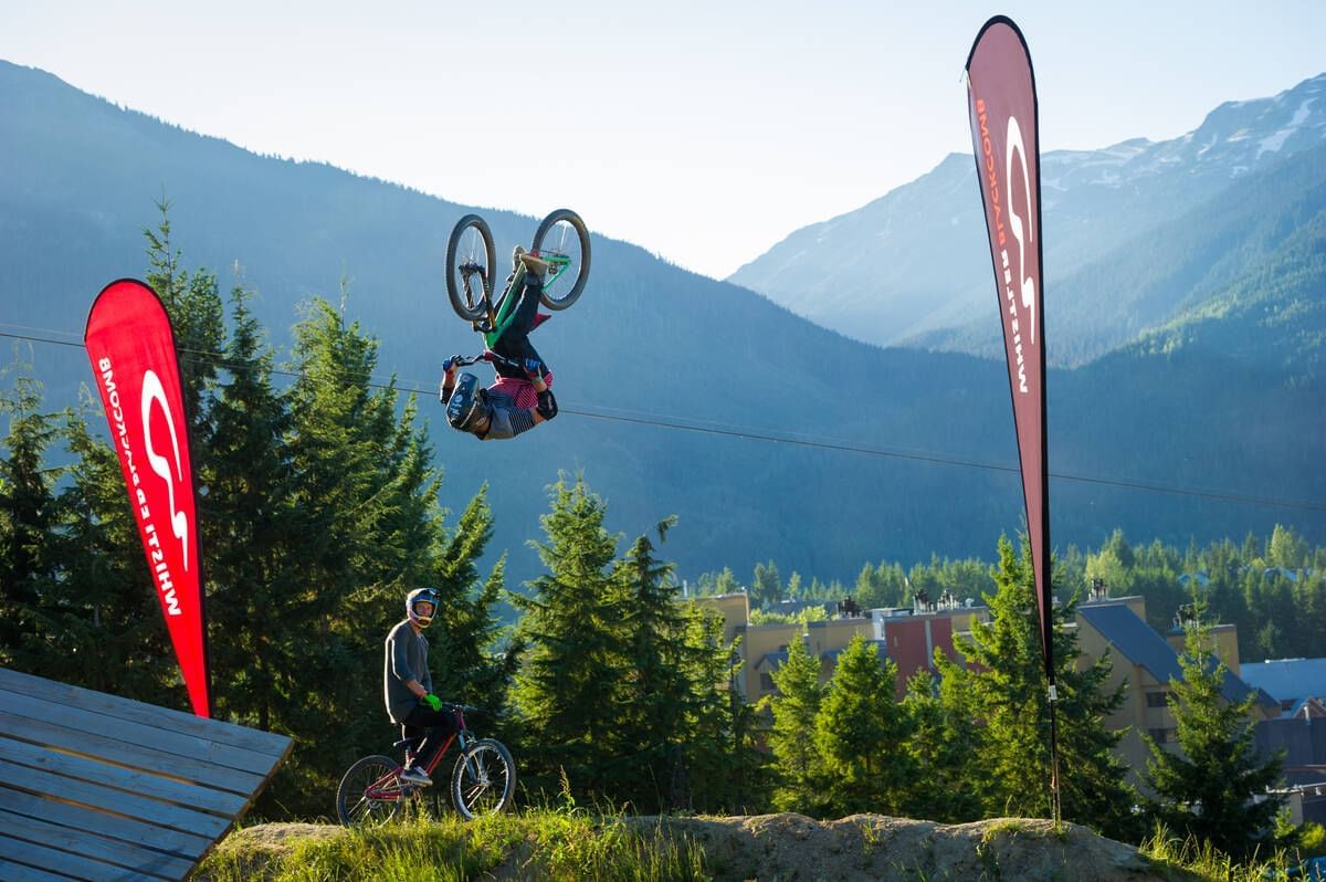 Pump Track Challenge event near Blackcomb Springs Suites