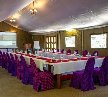 Interior of The One Conference Room at Ngorongoro Serena