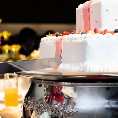 Sword cake cutting, a popular Arab wedding tradition