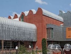 The exterior of Museum Ludwig near the Classic Hotel Harmonie