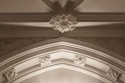 Lobby Archway Details at The Godfrey Boston Hotel