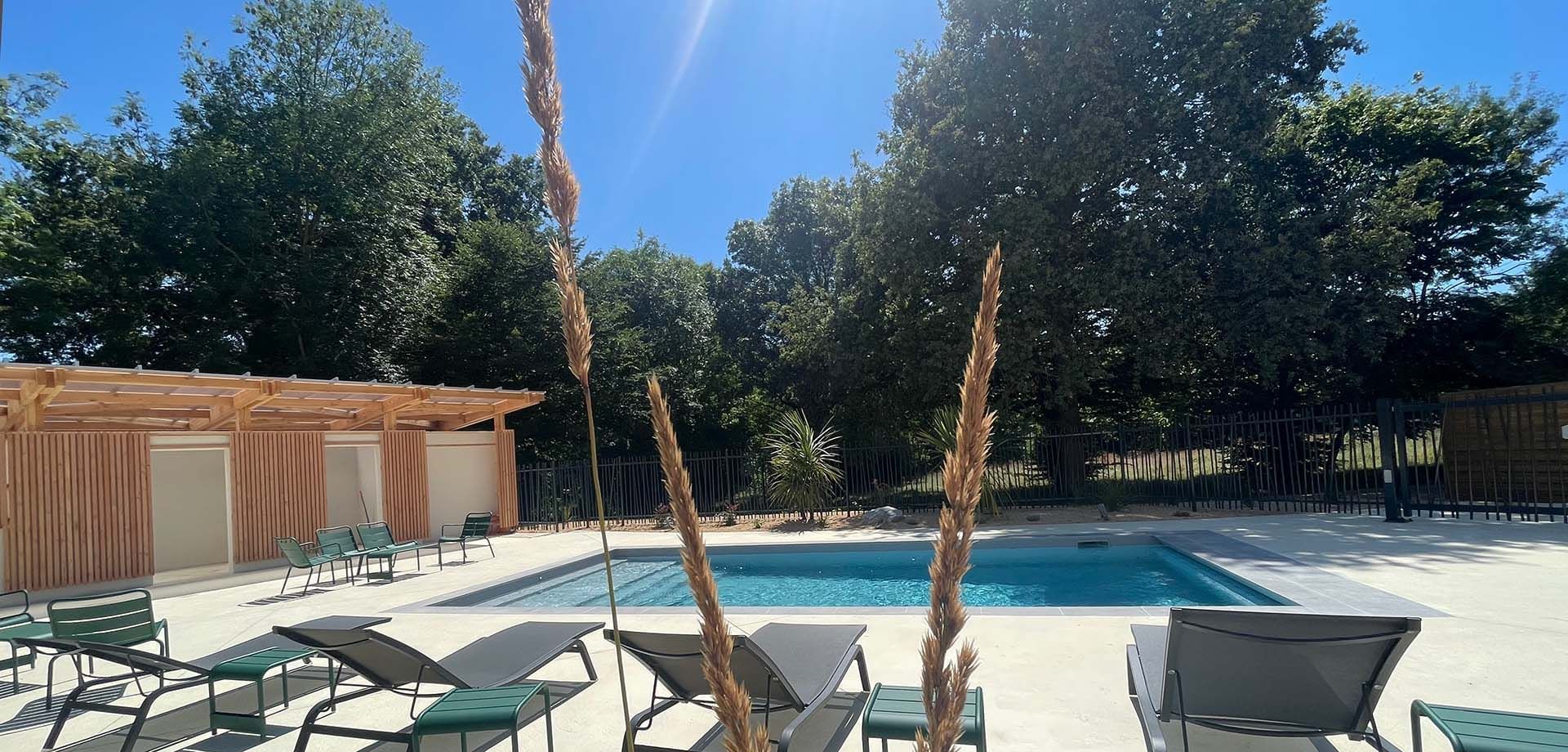 Piscine chauffée hôtel Vendée