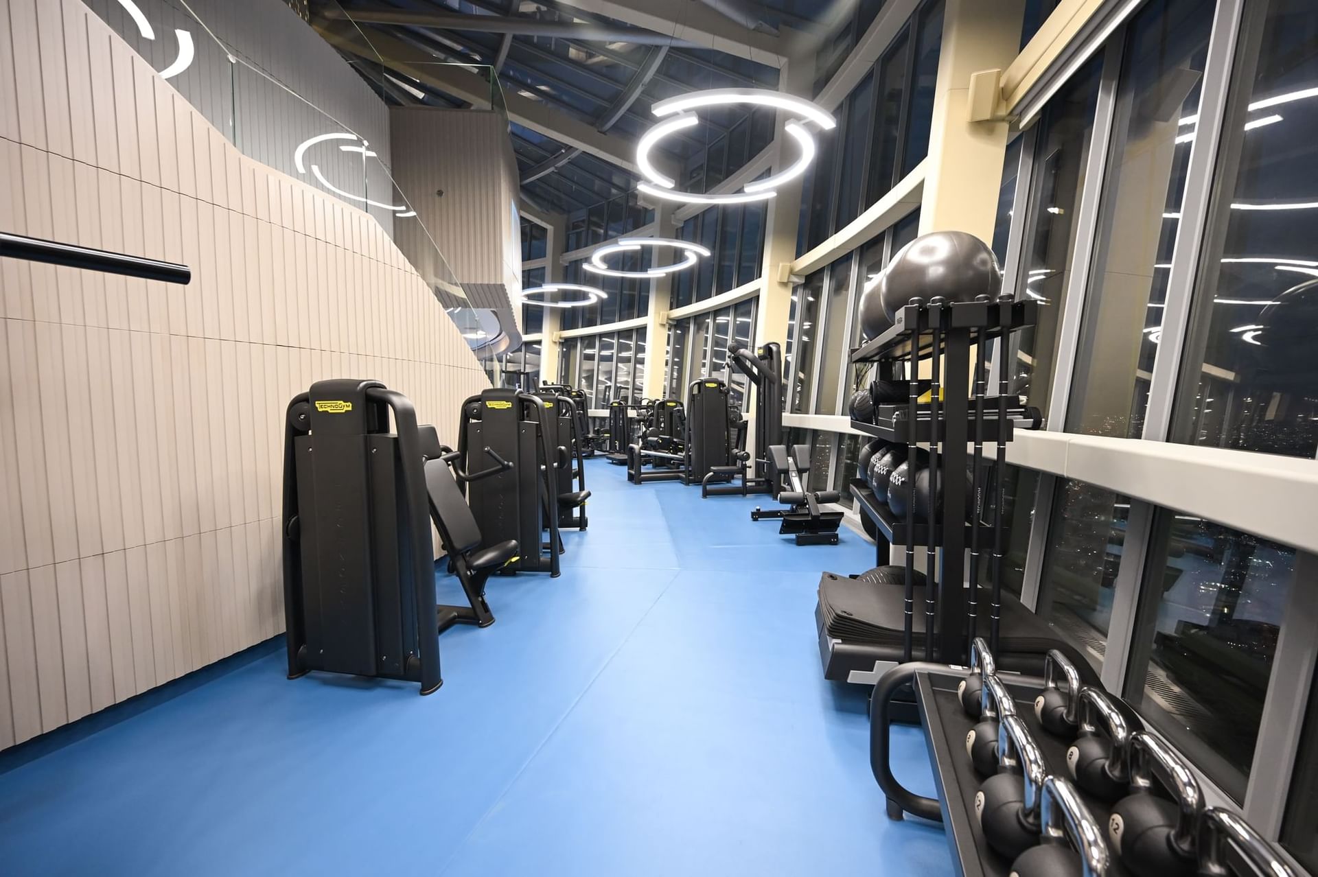 Recognised by Guinness World Records, The Torch Club is the World’s Highest Gym in a Building.