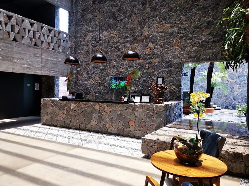 Reception desk at Huayacán Cuernavaca Curamoria Collection