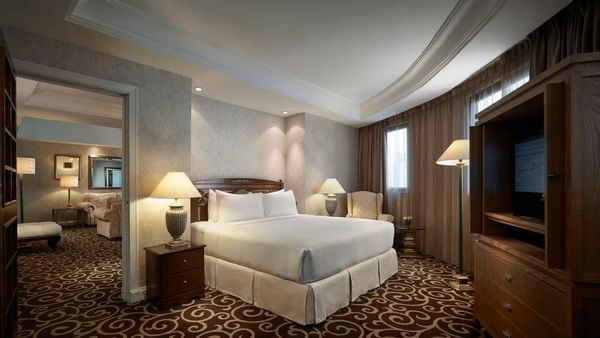 Bedroom of Premier Suite in Sunway Putra Hotel