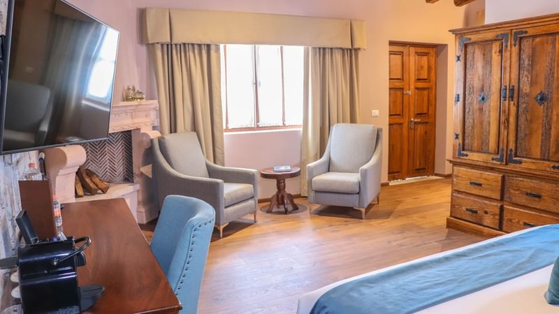 Living area in the bedroom at Gamma Morelia Vista Bella