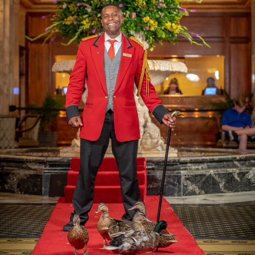 Caretaker of Peabody Ducks at Peabody Hotels & Resorts in 2021