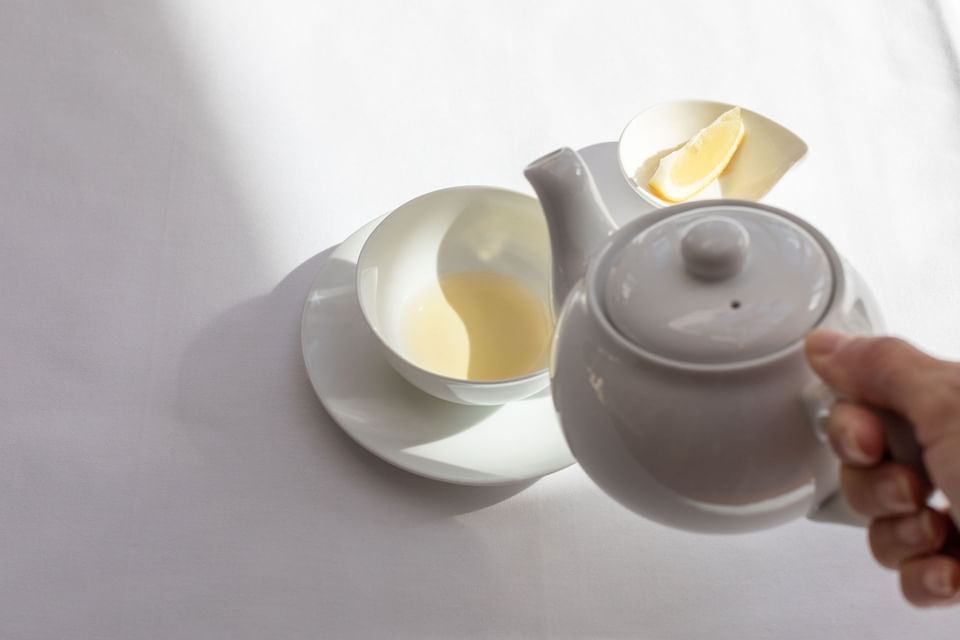 Tee mit Zitrone im Wellnesshotel Liebes Rot Flüh, Tannheimer Tal