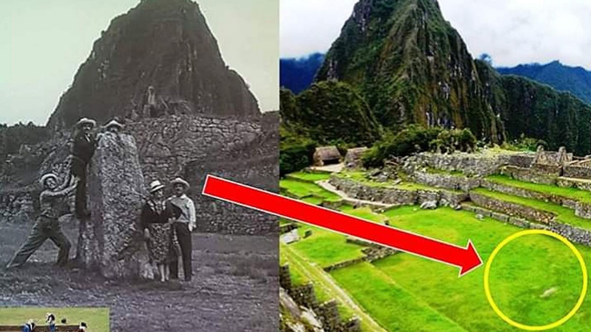 Obelisco en Machu Picchu 2024