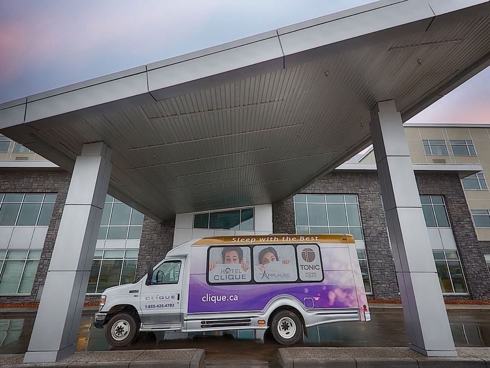 Exterior view with official vehicle at Applause Hotel Calgary