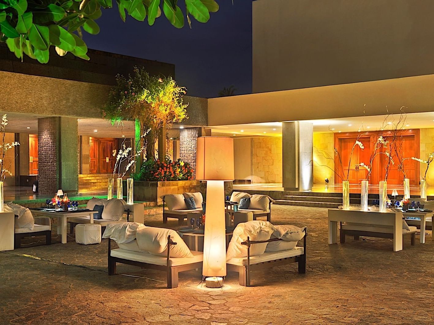 Outdoor lounging area at Princess Mundo Imperial