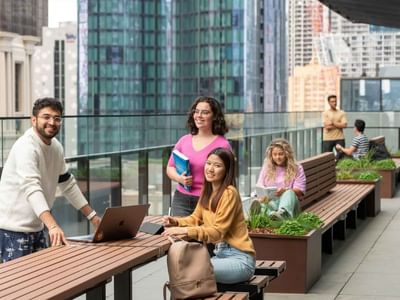 UniLodge-Melbourne-Central-Outdoor-Terrace