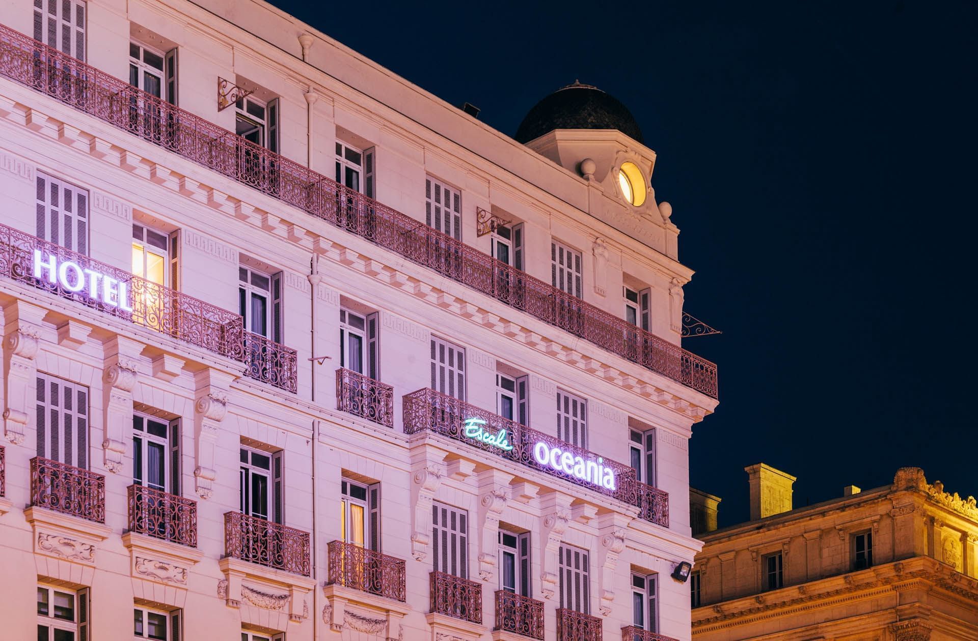 Vue extérieure de l'hôtel à Escale Oceania Marseille