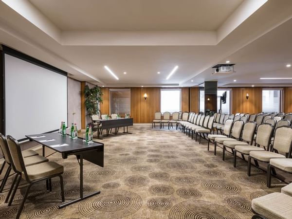 Meeting Room Theater with Natural Light at Warwick Brussels