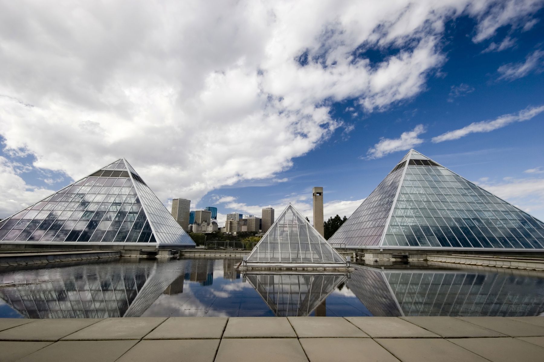 Pyramids at Muttart Conservatory