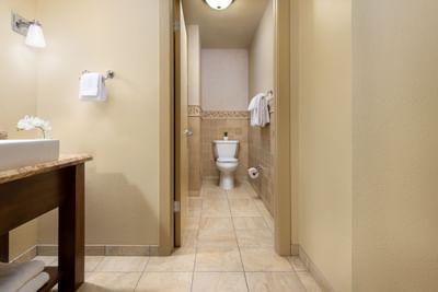 Luxury bathrooms in one the rooms of the Elevation Resort Hotel and Spa