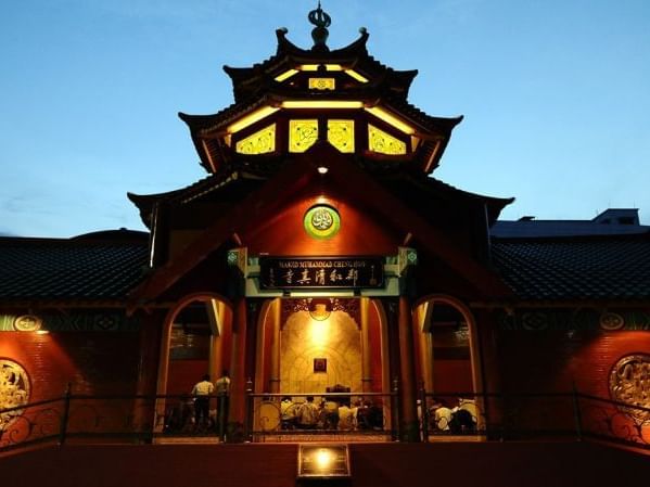 An Exterior view of Cheng Ho Mosque near Vasa Hotel Surabaya