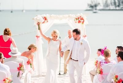 Deco done in the beachfront for a wedding at The Danna Langkawi