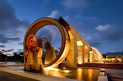 Watermill Aquatic Park at Night