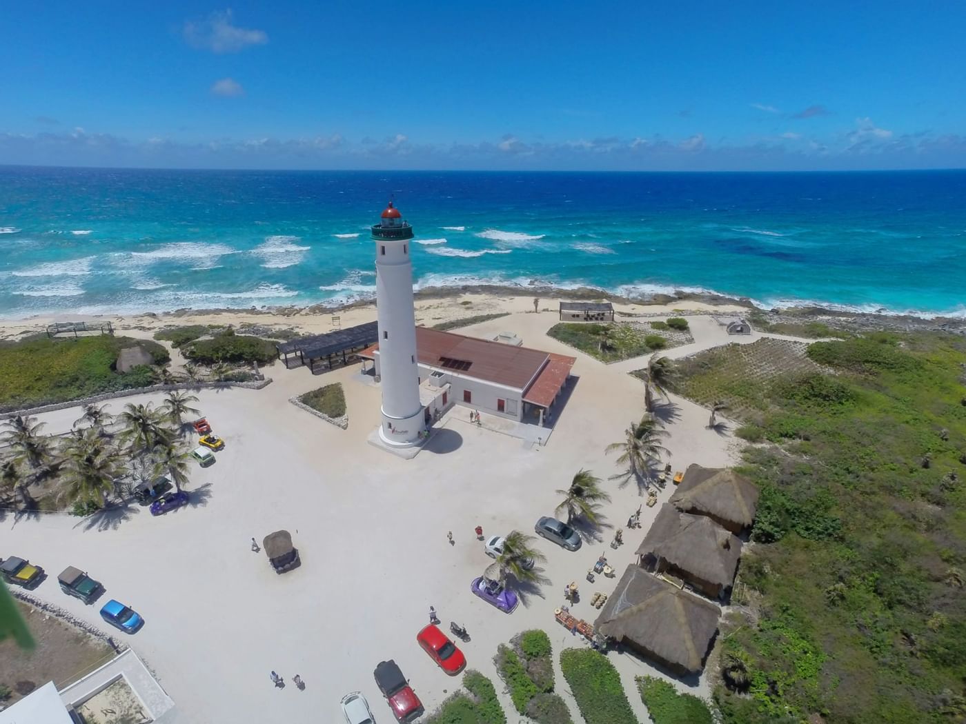 Aerial view of Punta Sur Eco Tourist Park near Grand Fiesta Americana