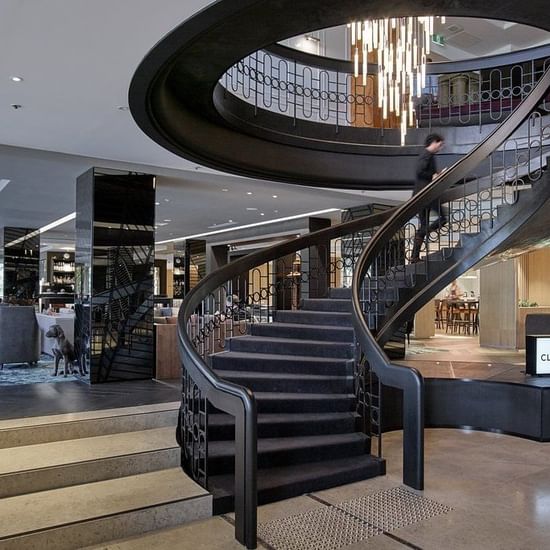 Interior Steps area at the pullman melbourne on the park 