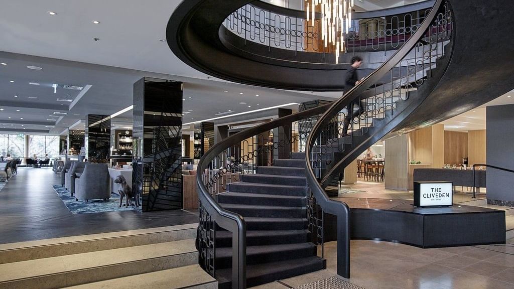 Interior Steps area at the pullman melbourne on the park