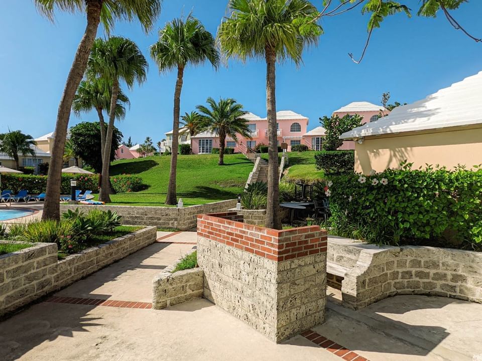 Barbeque lounge area at St George's Club Bermuda