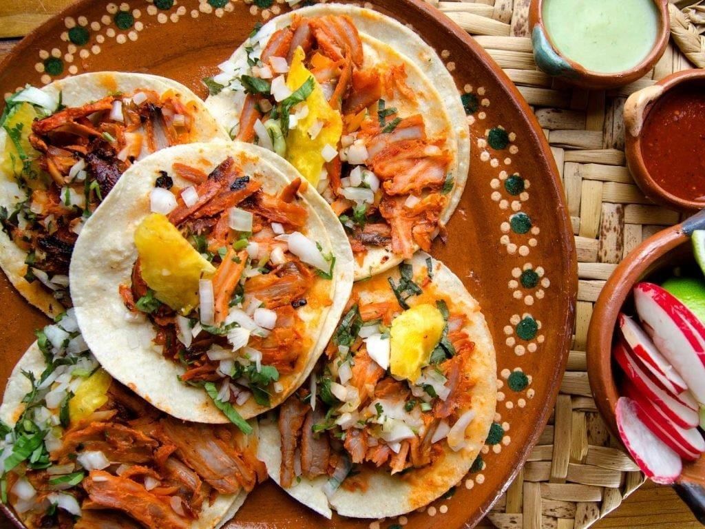 Tacos and traditional foods served at Dominion Suites Polanco