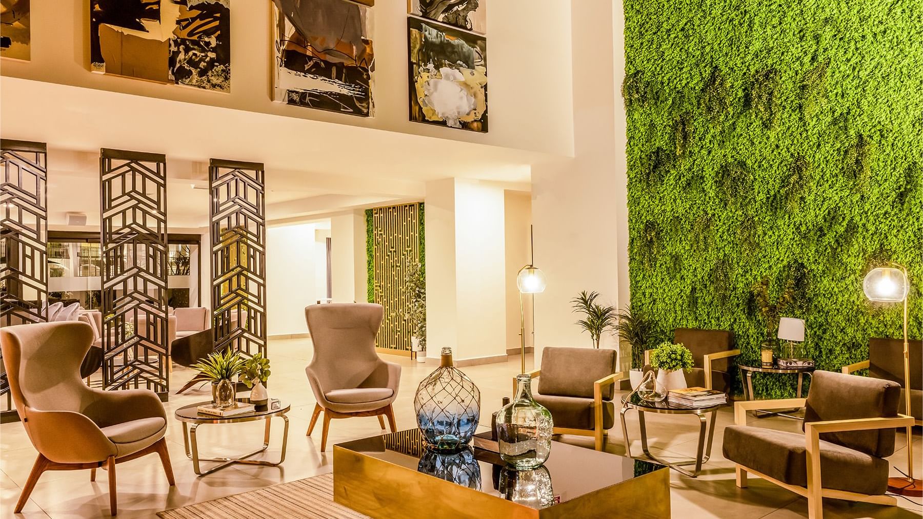 Interior view of Lobby area at Gamma Ciudad Juarez 