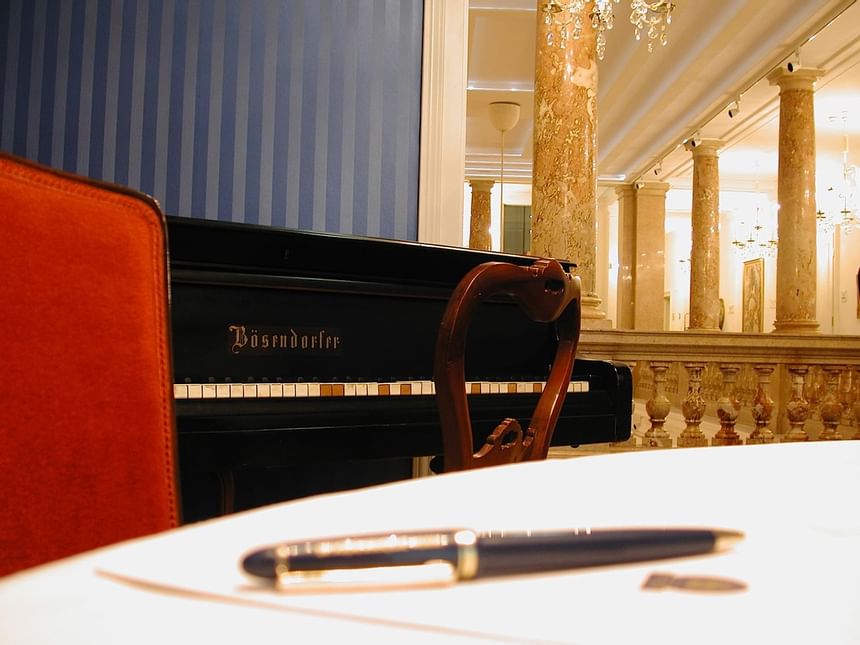 Meeting room detail at Ambassador Hotel in Vienna