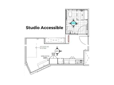 UniLodge Toowong - Studio Accessible