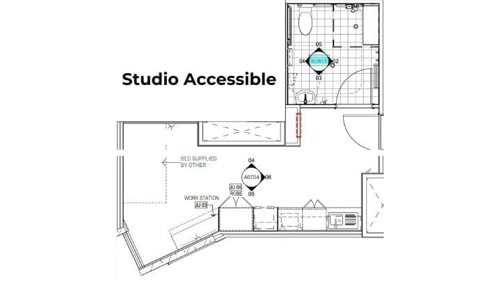 UniLodge Toowong - Studio Accessible