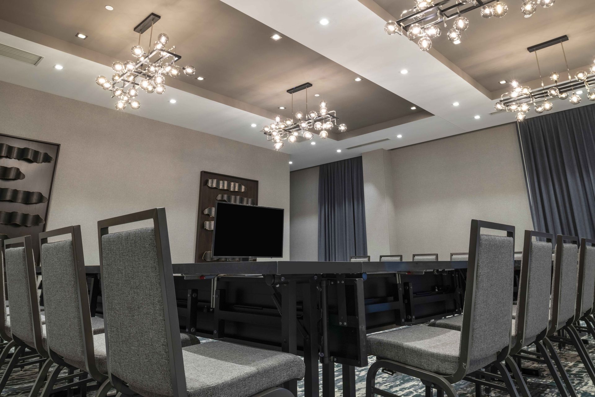 chairs at a conference table