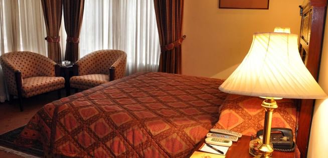 Interior of the Royal heritage suite at Swat Serena Hotel