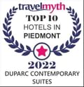 Top 10 Hotels in Piedmont logo, Duparc Contemporary Suites