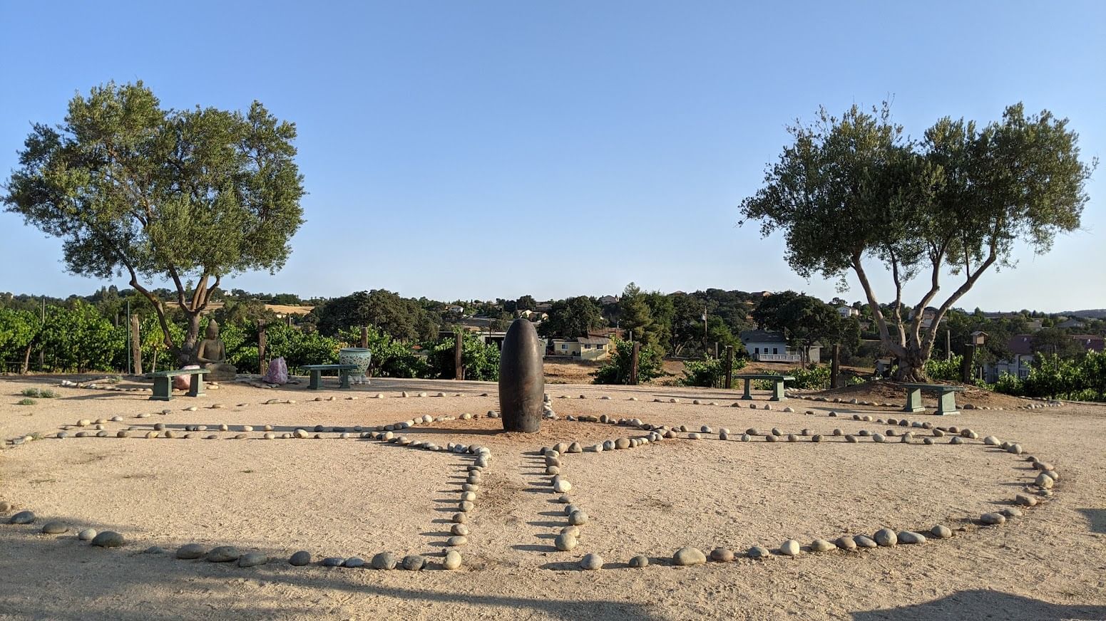 Lorem ipsum Star garden trail lined with rocks