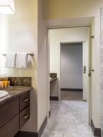 Accessible Executive Front Suite bathroom at Warwick San Francisco in San Francisco.