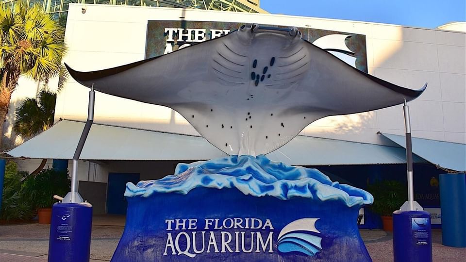 Exterior view of The Florida Aquarium near Legacy Resorts